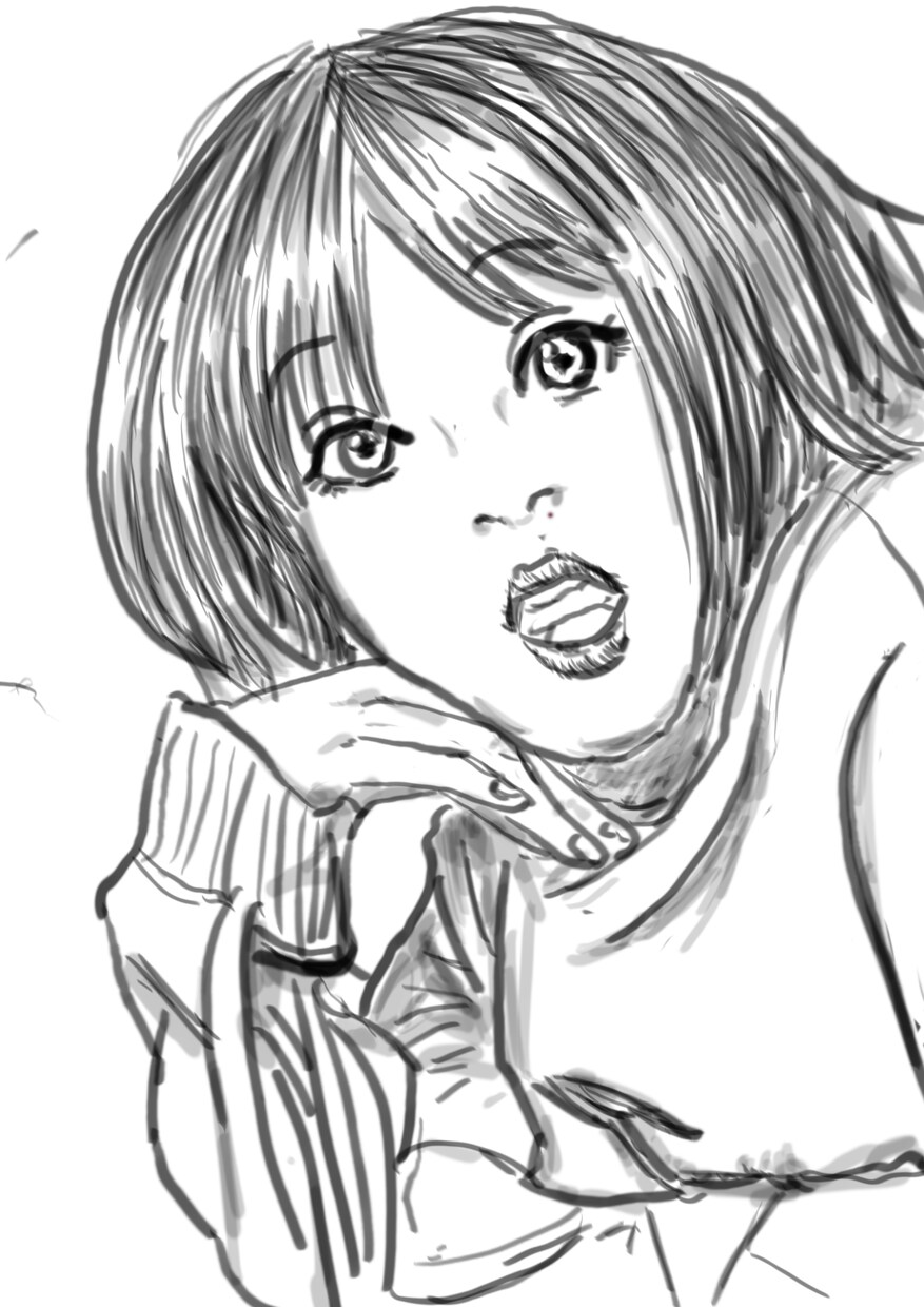シンプルな似顔絵描きます リアル過ぎないシンプルな似顔絵を描きます。 イメージ2