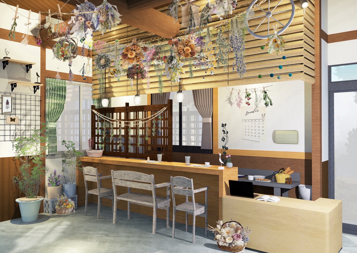 外観・内観のイメージパースを作成致します 住宅、店舗、オフィス等の造園・外構・内装デザインを承ります。 イメージ3