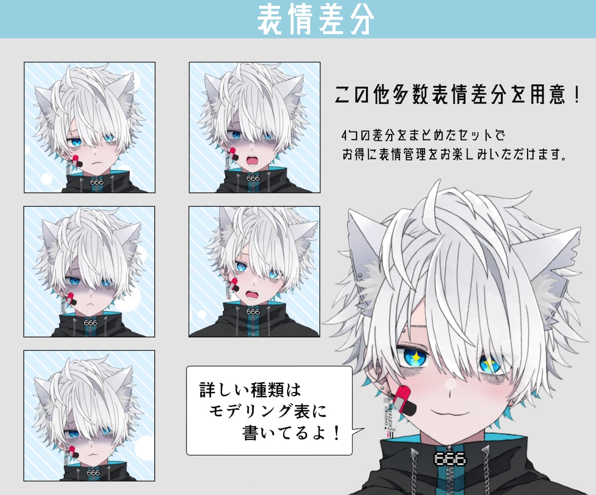 vtuberデビューをサポート！全工程制作します かっこいい～かわいいまで全てお任せください！ イメージ2