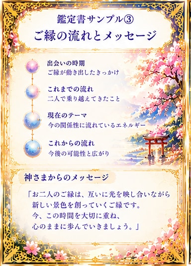 あなたとあの人のご縁の色を霊視します 二人を結ぶ色彩から、ご縁の本質と意味を紐解きます イメージ7