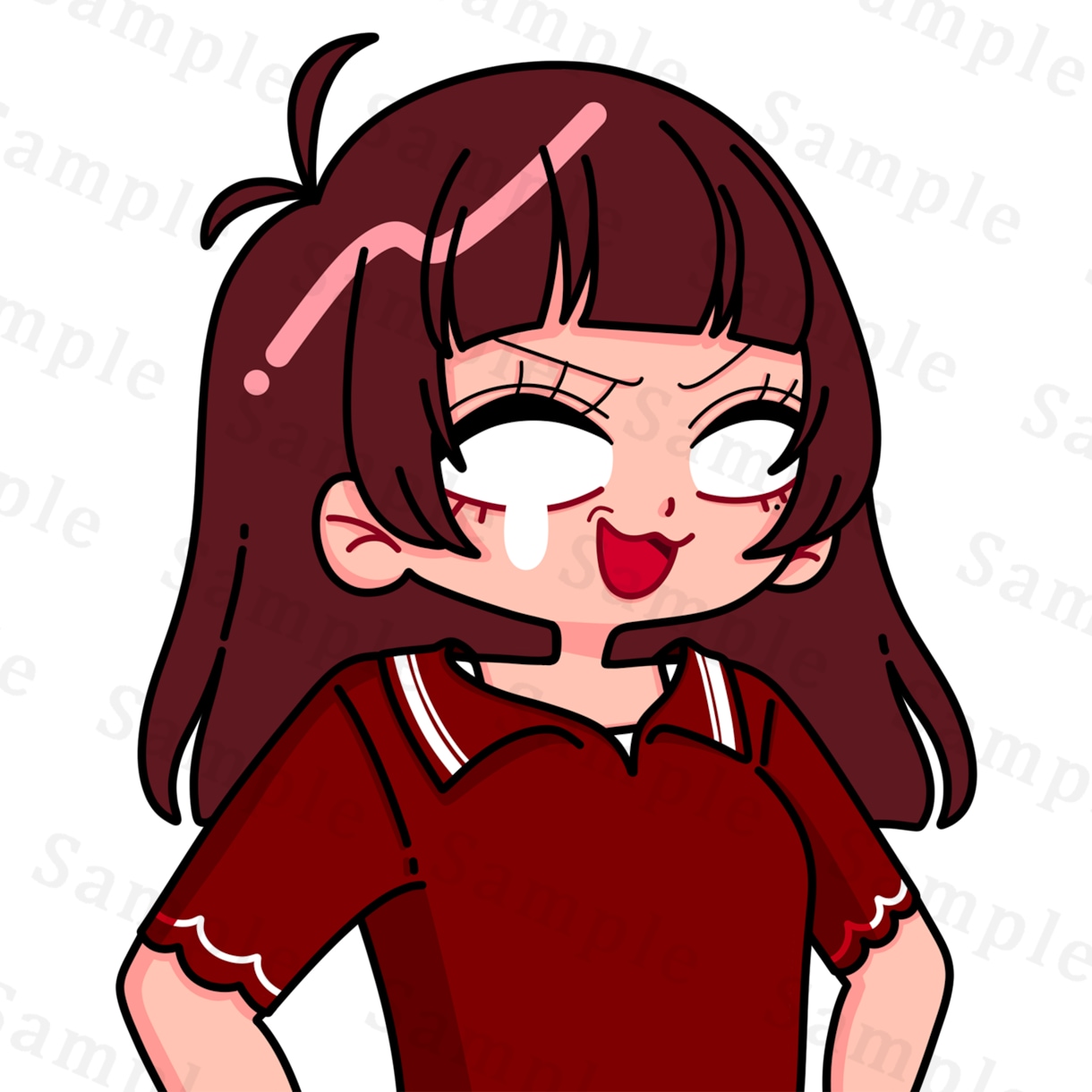 デフォルメイラストお描きします 活動用（女性限定）イラストをお求めの方に！ イメージ9