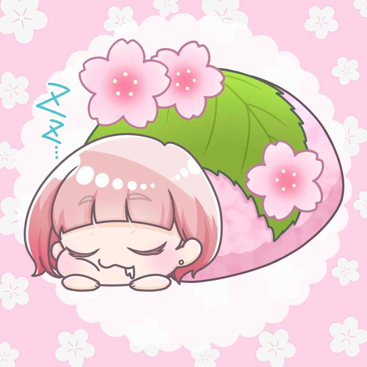 ネムネムさくらもちSD！量産イラスト制作します 使いやすい、見やすくかわいいミニキャラを丁寧に仕上げます！ イメージ3
