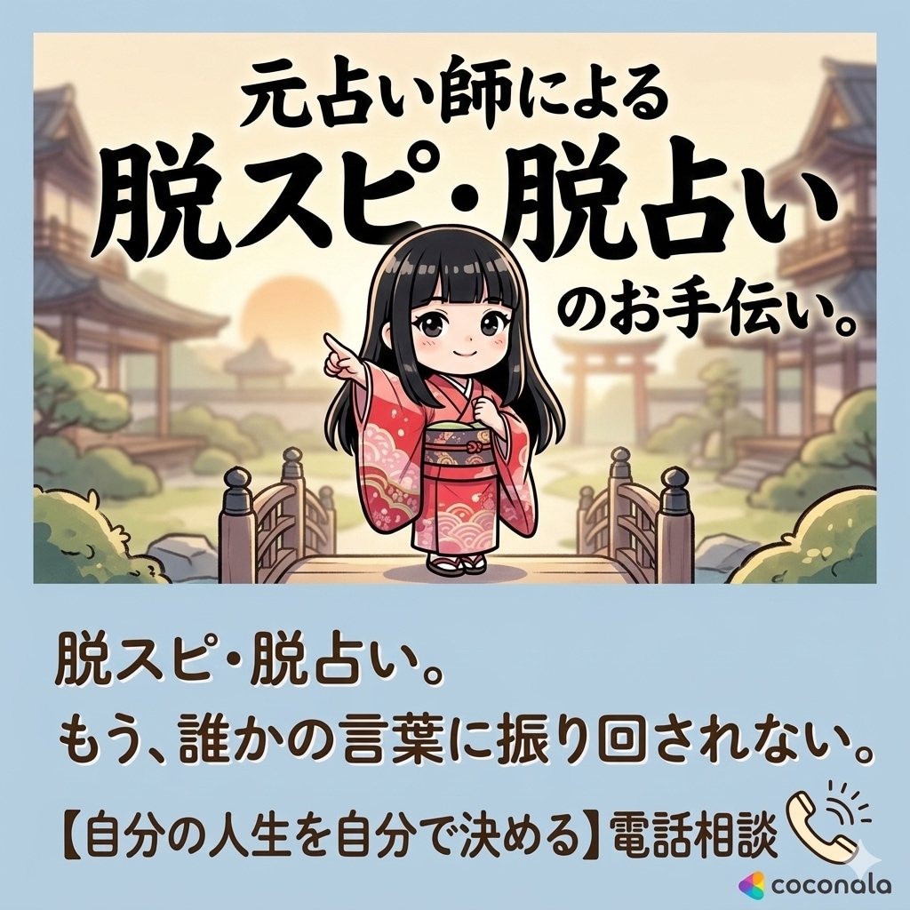 元占い師が脱スピ・脱占い手伝います 元占い師だからできる話もあったり…お気軽に☆ イメージ1