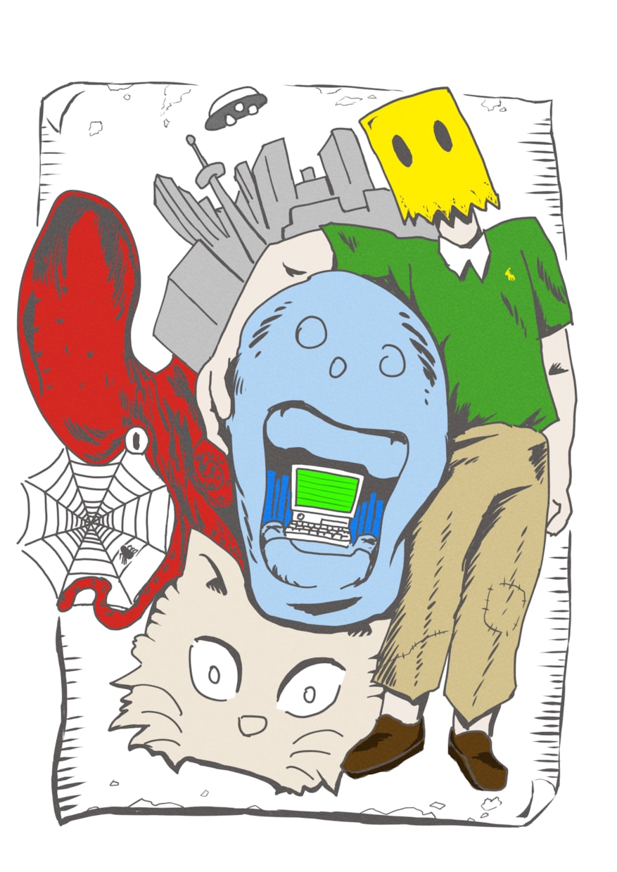先着ラスト１件　コミカルなイラストを描きます 他にない、使いやすくオシャレでユーモアあるイラストを イメージ8