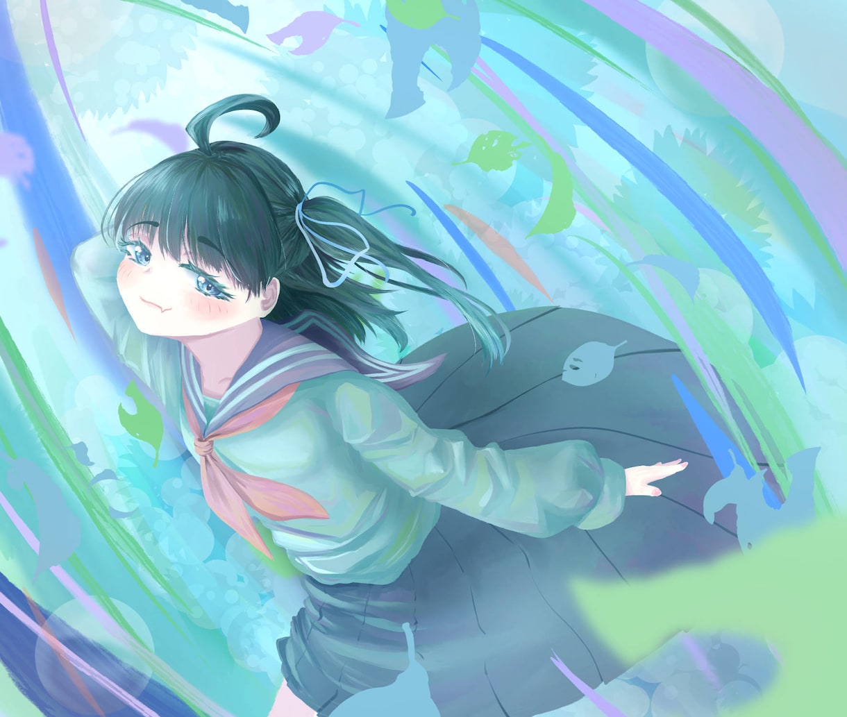 特別料金！光にこだわった1枚絵イラスト制作します CG・動画サムネイルなどインパクトが求められる場面で イメージ2