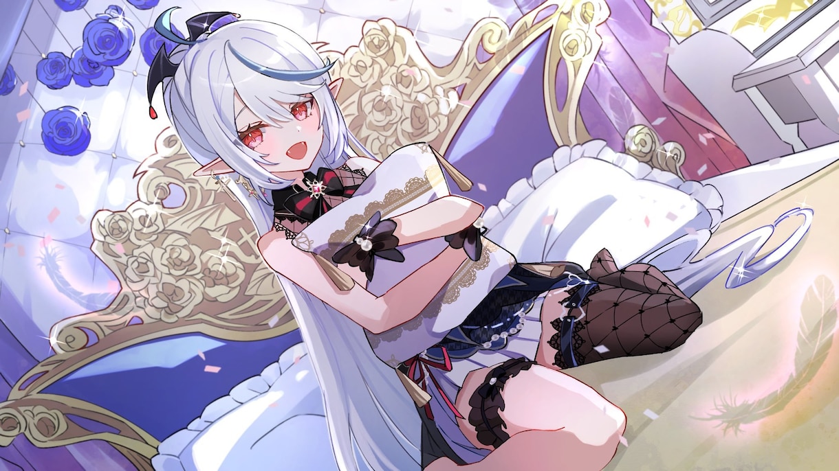 クオリティ重視！魅力的なイラストお描きします 一枚絵・立ち絵・配信用サムネ・歌みた・キャラクターデザインも イメージ1