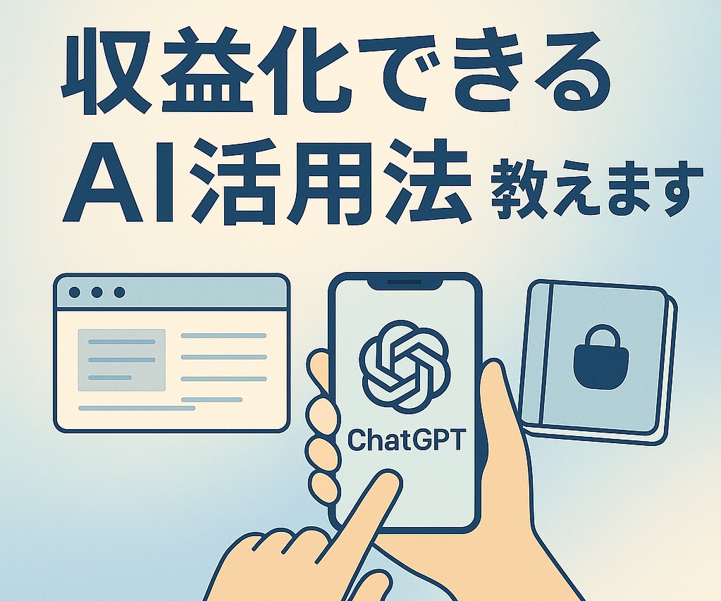 初心者向けAI副業法を教えます 誰でもできる副業×ChatGPT活用術 イメージ1