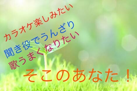 歌下手から、歌うまになれちゃいます すぐにでも、歌うまくなりたい人へ イメージ1