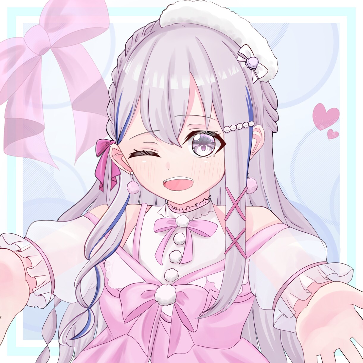 キラキラ・かわいいアイコンイラスト描きます 最短3日！きらきらかわいいイラスト イメージ5