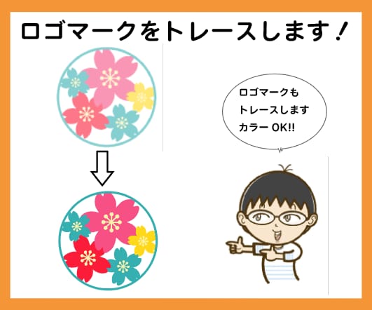 手書きイラストや画像等⇒”即日Aiデータ化”します 【価格1,000円】Aiトレースで入稿データ・アウトライン化 イメージ2
