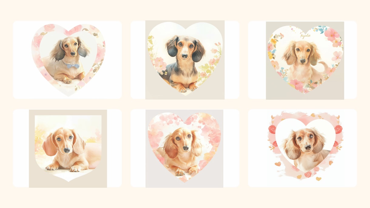ペットのイラストをおしゃれなパネルにします パネル＆データお渡し＊プレゼントにも喜ばれています。 イメージ3
