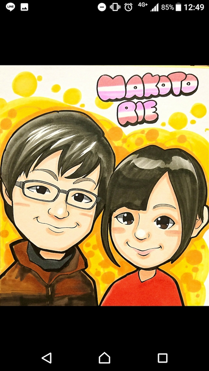 はやい！手軽！似顔絵描きます ■可愛い ■素敵 ■最速　この三つで勝負します イメージ8