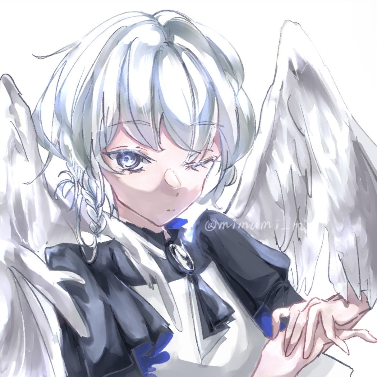 目を惹く！神秘的なアイコンを描きます 表情差分，ヘッダーとセットの作成も可能！ イメージ1