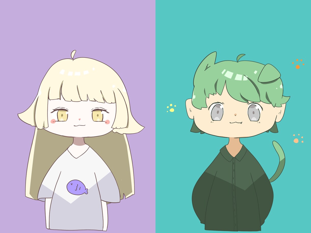ぽっぷでかわいいアイコン用・SDイラスト作ります 3日以内に納品！シンプルアイコン用イラストをお届け！ イメージ5