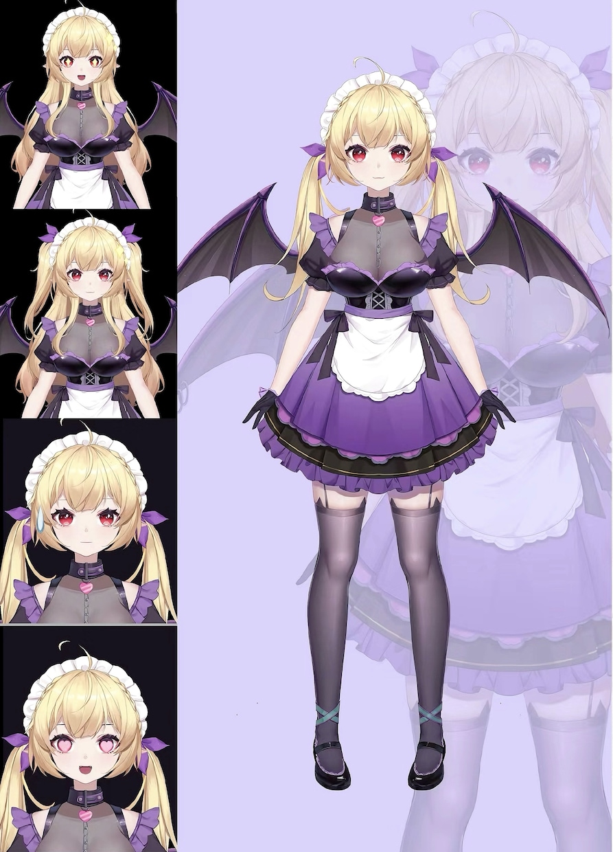 全力でVtuberデビューを徹底サポートいたします キャラデザ、Live2D、パーツ分け、修正無制限、著作権譲渡 イメージ7