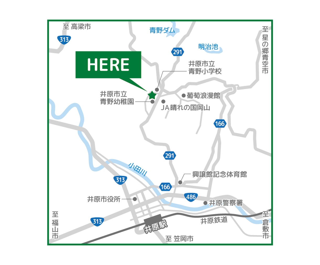 わかりやすい｜MAP・地図のデザインします お店や会場の地図をわかりやすくデザイン。修正回数は無制限！ イメージ2