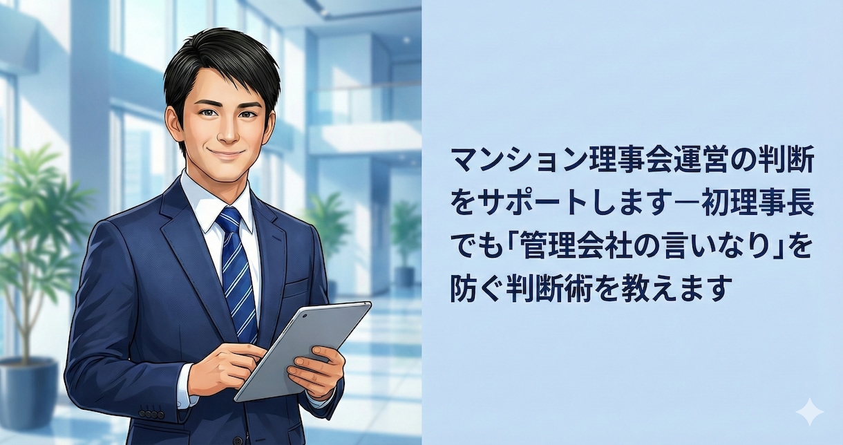 理事会対応における顧問対応いたします マンション管理のわからないこと、何でも相談してください。 イメージ1
