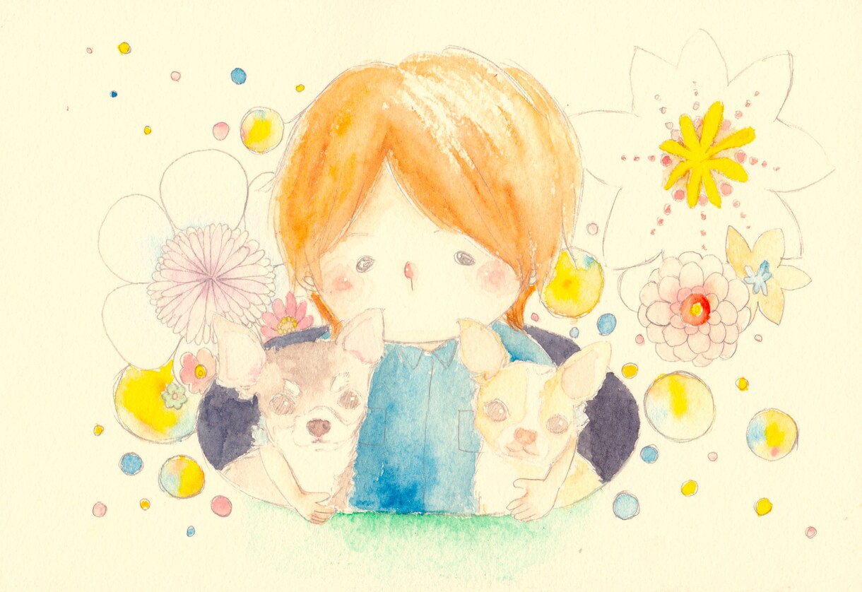 似顔絵やテーマに合ったオリジナルイラストを描きます アイコン画像などはおまかせ下さい(^^) イメージ1