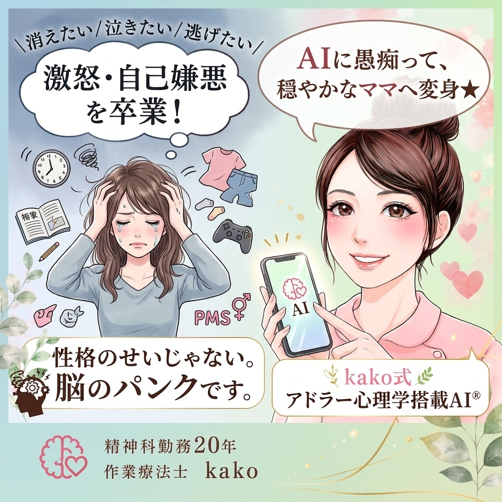 脱激怒イライラママ。穏やかなママへの変身手伝います 消えたい/泣きたい/逃げたい/ママの味方★感情コントロール イメージ1