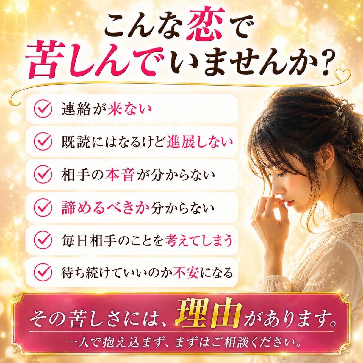 相手の気持ち・本音を霊視で未来を深く読み解きます 片思い・曖昧な関係・複雑恋愛｜あの人の本心と恋の行方を視る イメージ2