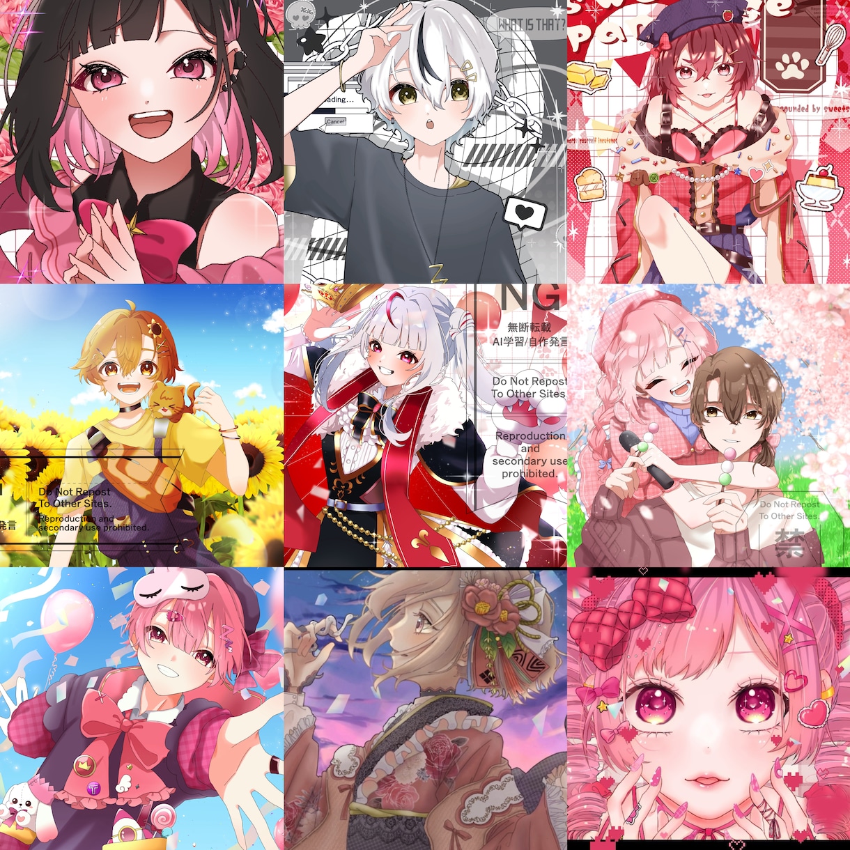 イラスト（一枚絵・立ち絵・SDなど）作成します 低価格・短期間でイラスト全般作成します。 イメージ1