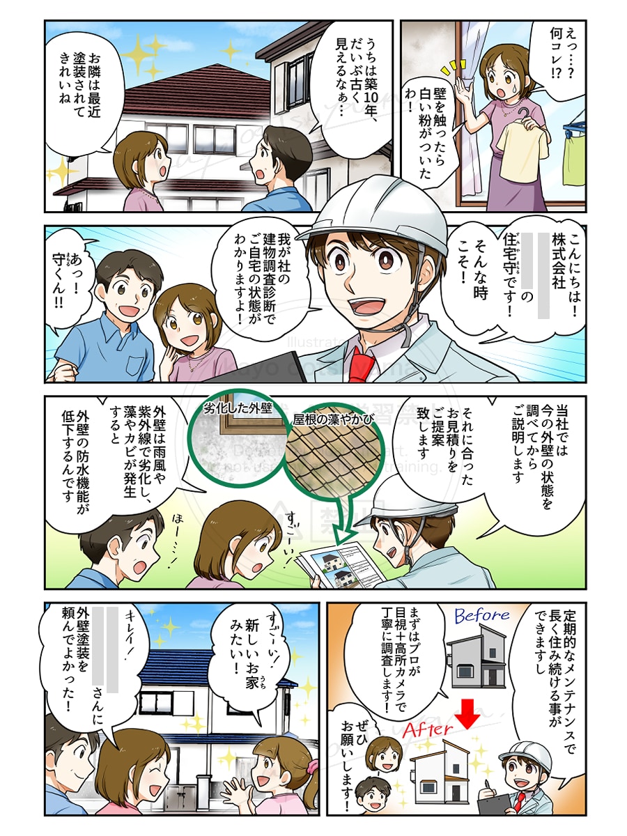 広告漫画、漫画LP描きます 読みやすく、わかりやすい漫画お任せください！ イメージ1