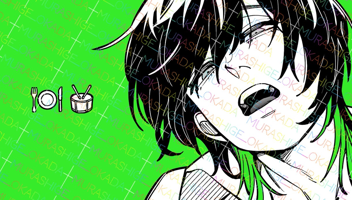 漫画のようなパッキリ白黒絵で制作します SNSアイコン、サムネ、動画内イラストなど1枚絵を提供 イメージ3