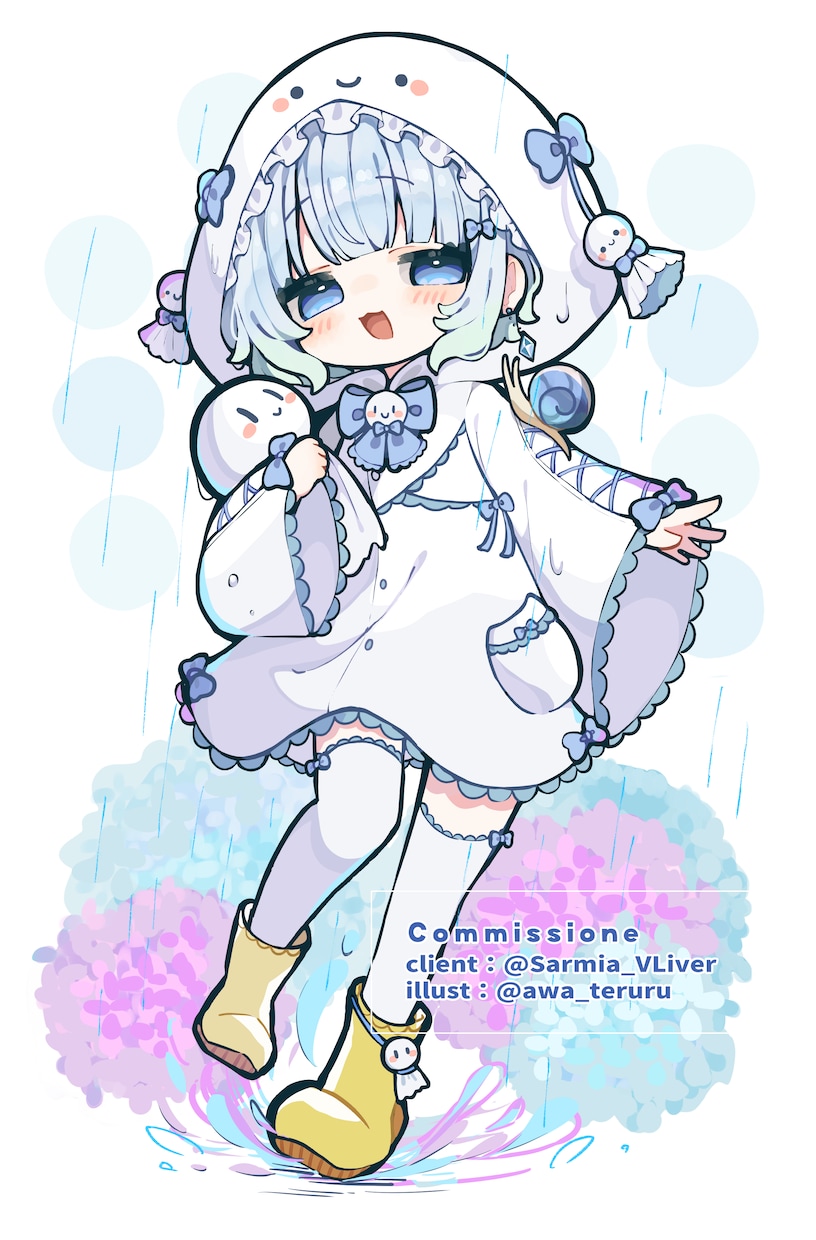 ぷにぷにほっぺと小さいおててのロリっ子を制作します 動画内で使用できる立ち絵、1枚絵やアイコンの制作しています イメージ10
