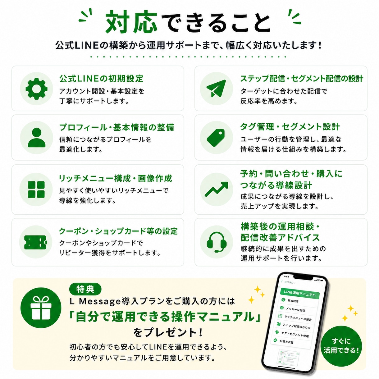売れるLINE導線、LINE構築をします LINE公式から拡張ツールまで対応可能 イメージ4
