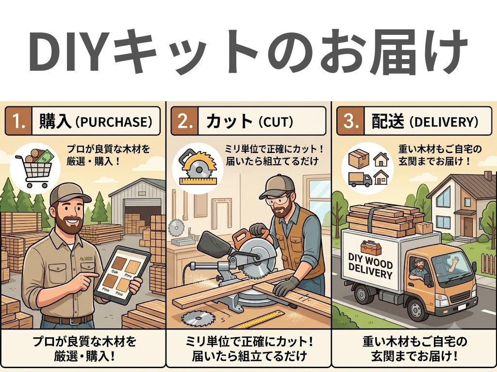 あなたのDIYをプロが徹底サポートします オーダー家具歴10年の技術であなたの「作りたい」を実現します イメージ4