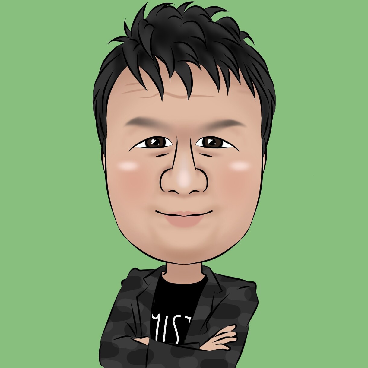 似顔絵描きます 笑顔だけでは伝わらない個性と雰囲気を重視されてる方へ イメージ1