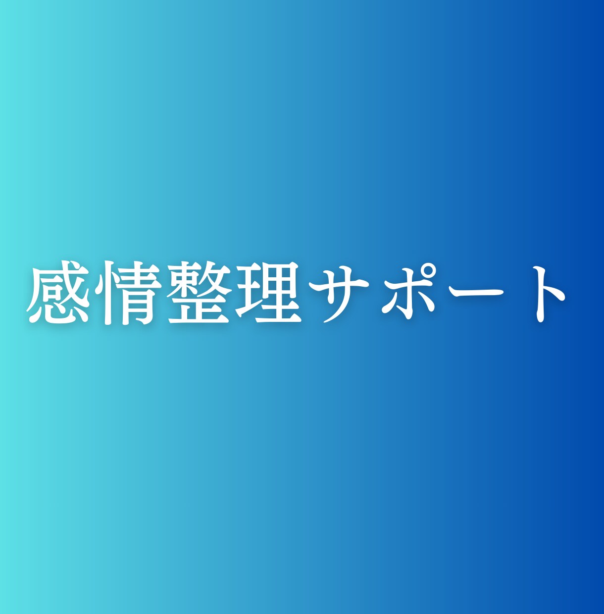 毎日の感情を、静かに整えるお手伝いをします 今の気持ちを整理したいという方のための 生活サポート イメージ1