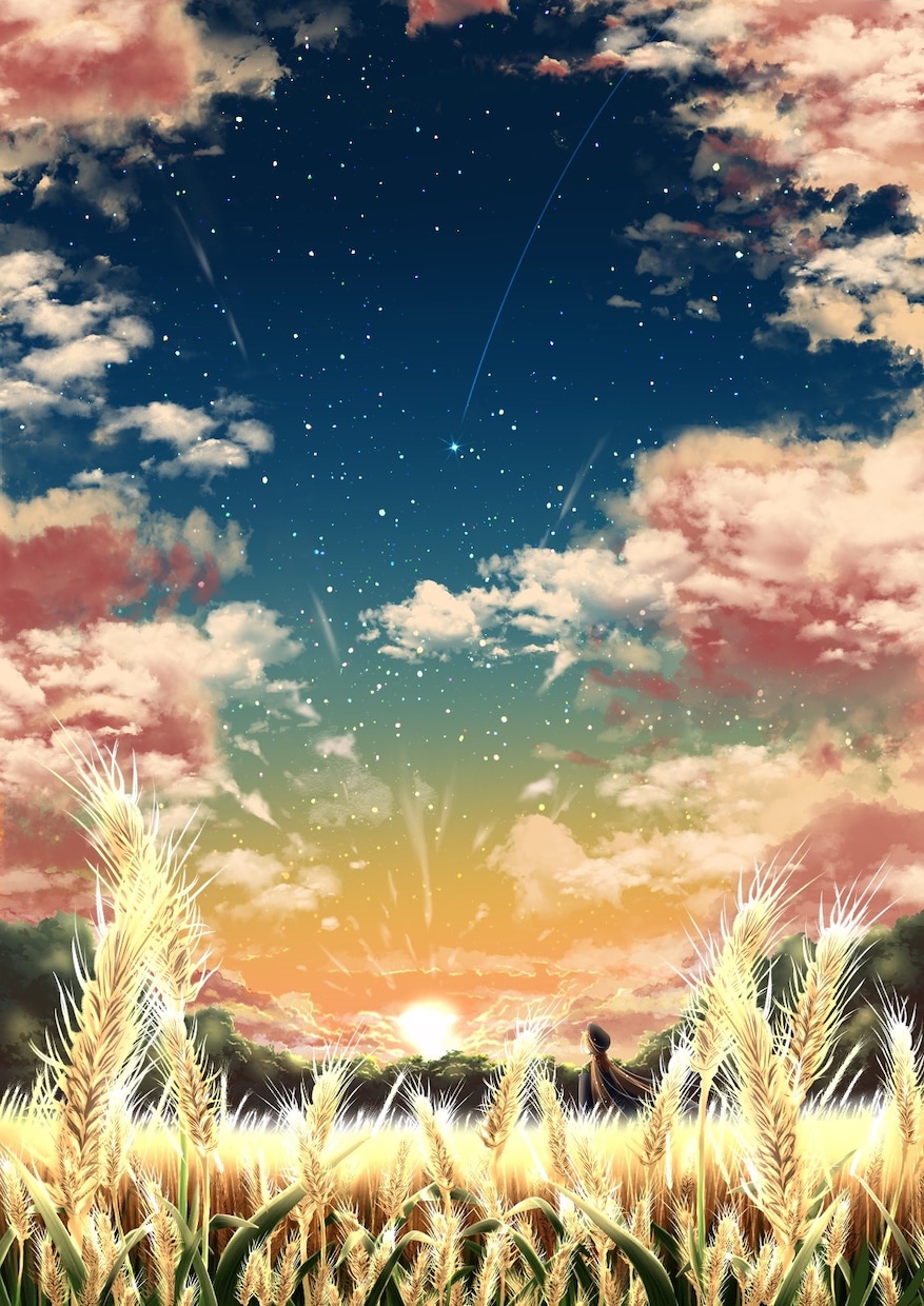 幻想的な背景イラストを承ります 星そして光の表現が少し、自慢です イメージ6