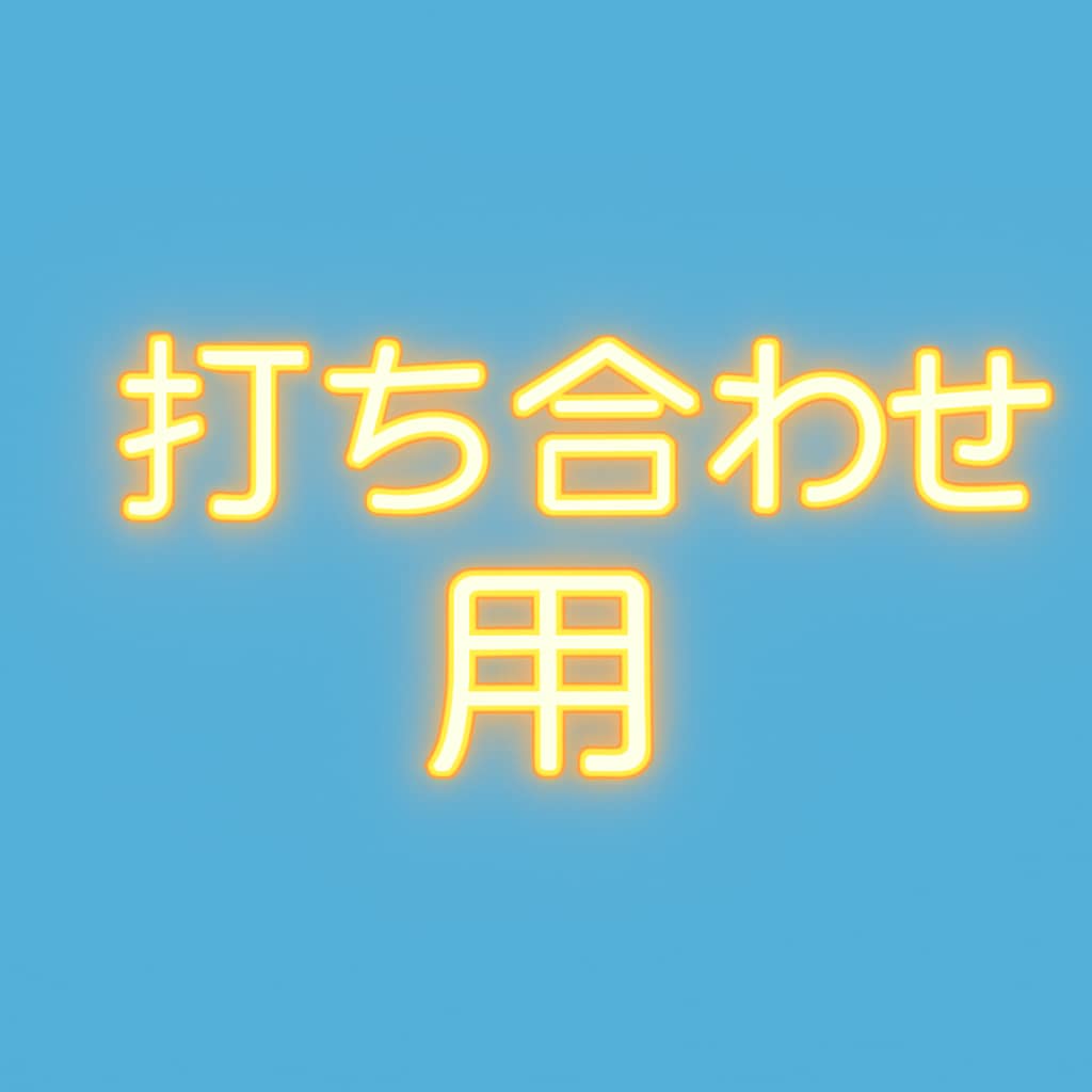 打ち合わせ用になります アプリでのビデオチャットを行います。 イメージ1