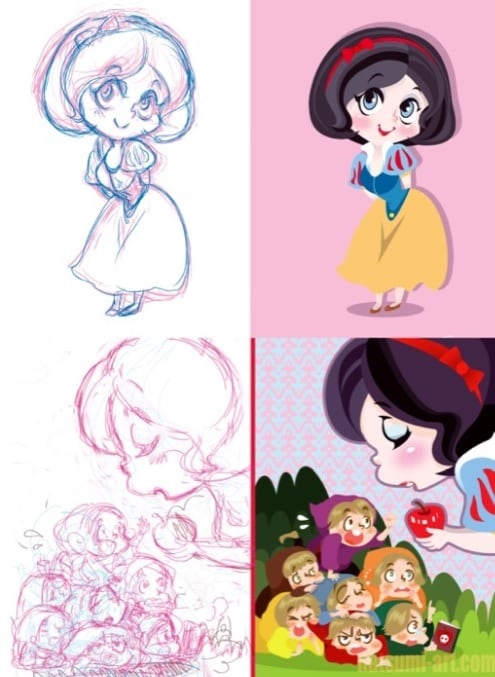 初心者の方歓迎♪オンラインイラストレッスンをします 描きたい内容に合わせてカスタムレッスン☆フィードバック付き♪ イメージ6