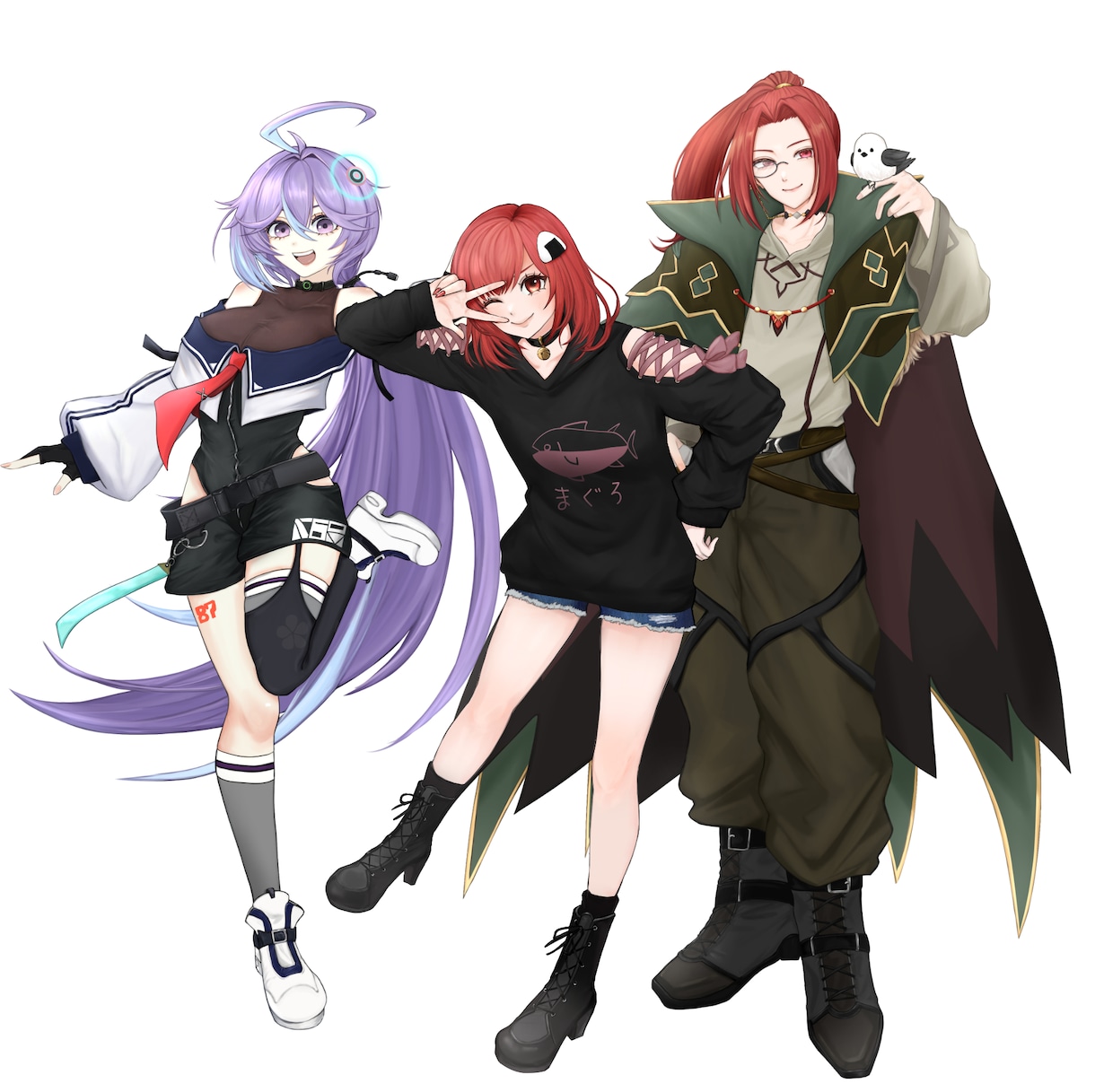 二次利用可◎立ち絵制作します Vtuber/IRIAM/TRPGに！ イメージ1
