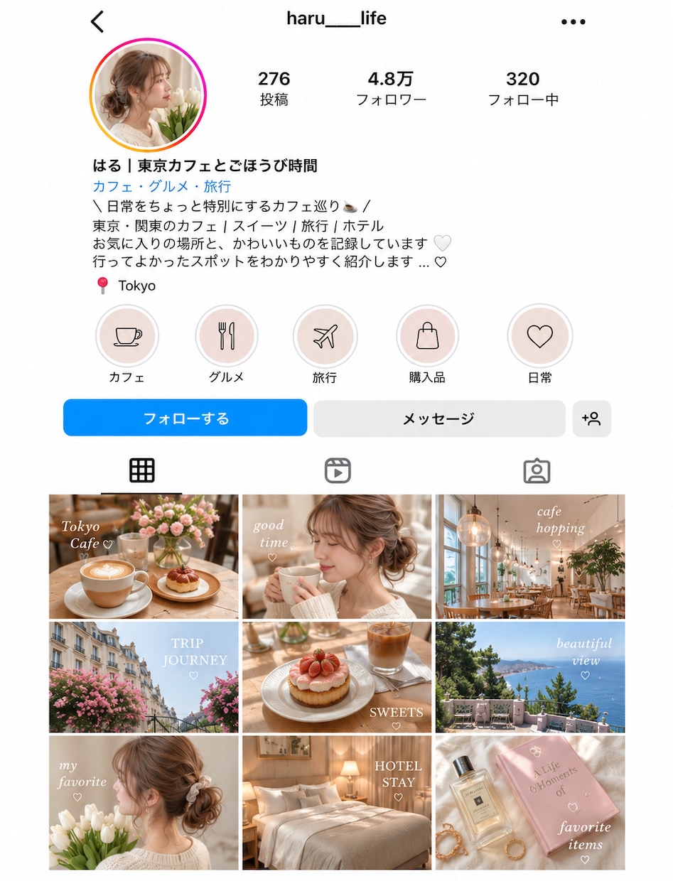 Instagram 日本人女性フォロワー増やします 【お手頃価格♪30日保証】日本人女性フォロワー100人～ イメージ5