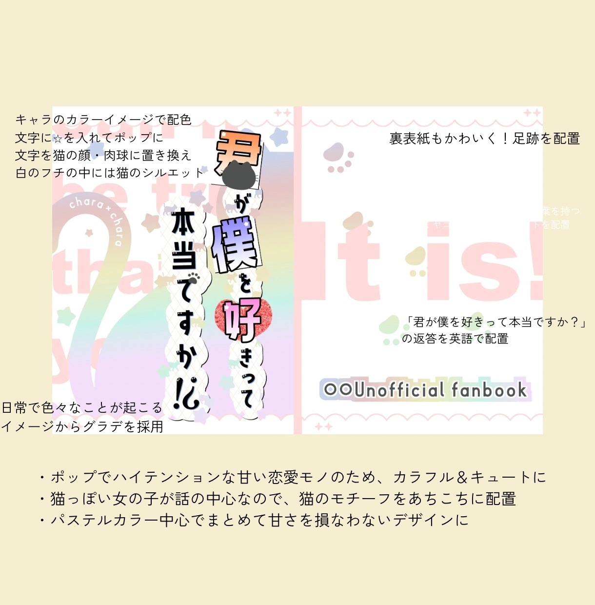 同人誌表紙デザイン・タイトルロゴ＆感想届けます 無料修正3回付き！初心者さんも大歓迎 イメージ5