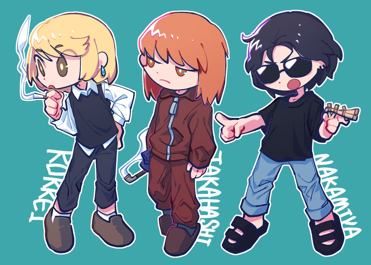 ポップでカラフルなSDイラスト描きます 2～3頭身のSDキャラクター立ち絵を描きます！ イメージ5
