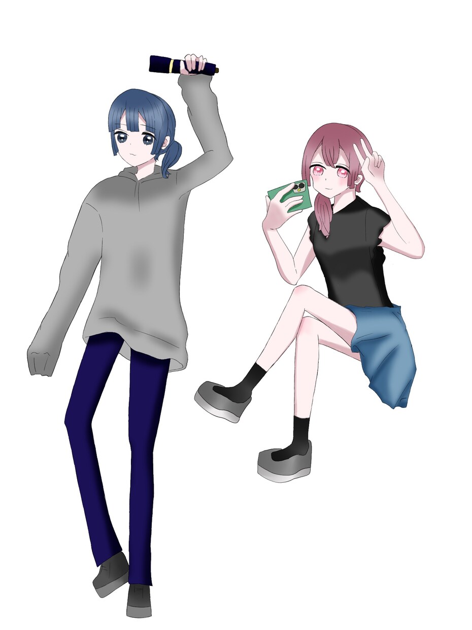歌ってみたのサムネイルイラスト描きます カバーやオリジナル曲、イラストも本家orオリジナル描きます イメージ7