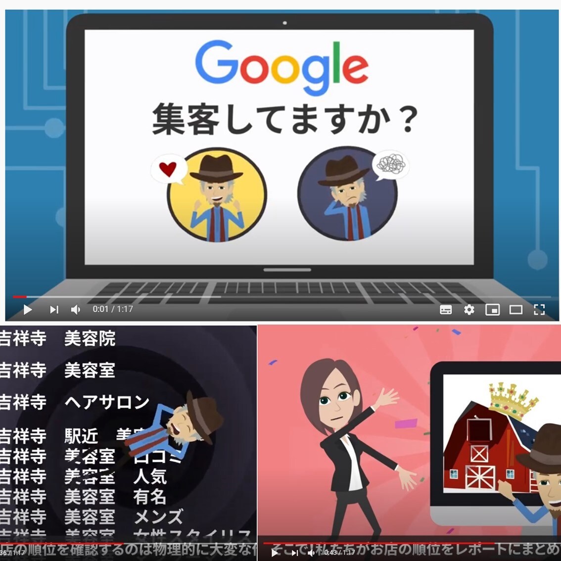 店舗のGoogle集客の分析レポートを作成します お店が調べたい集客キーワードを１ヶ月モニタリングします‼ イメージ1