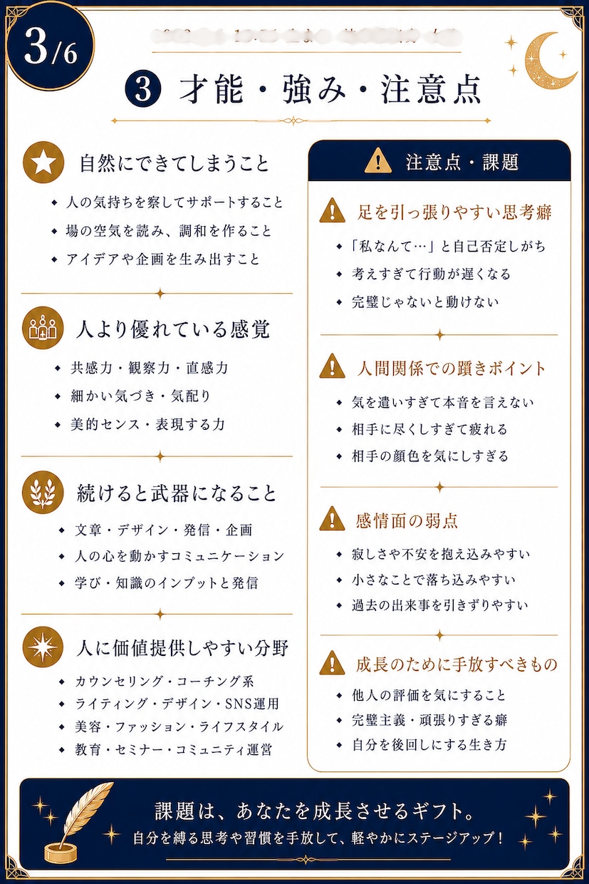 西洋占星術で人生の全体像を読み解きます 迷いが消える。あなただけの人生設計図 イメージ3