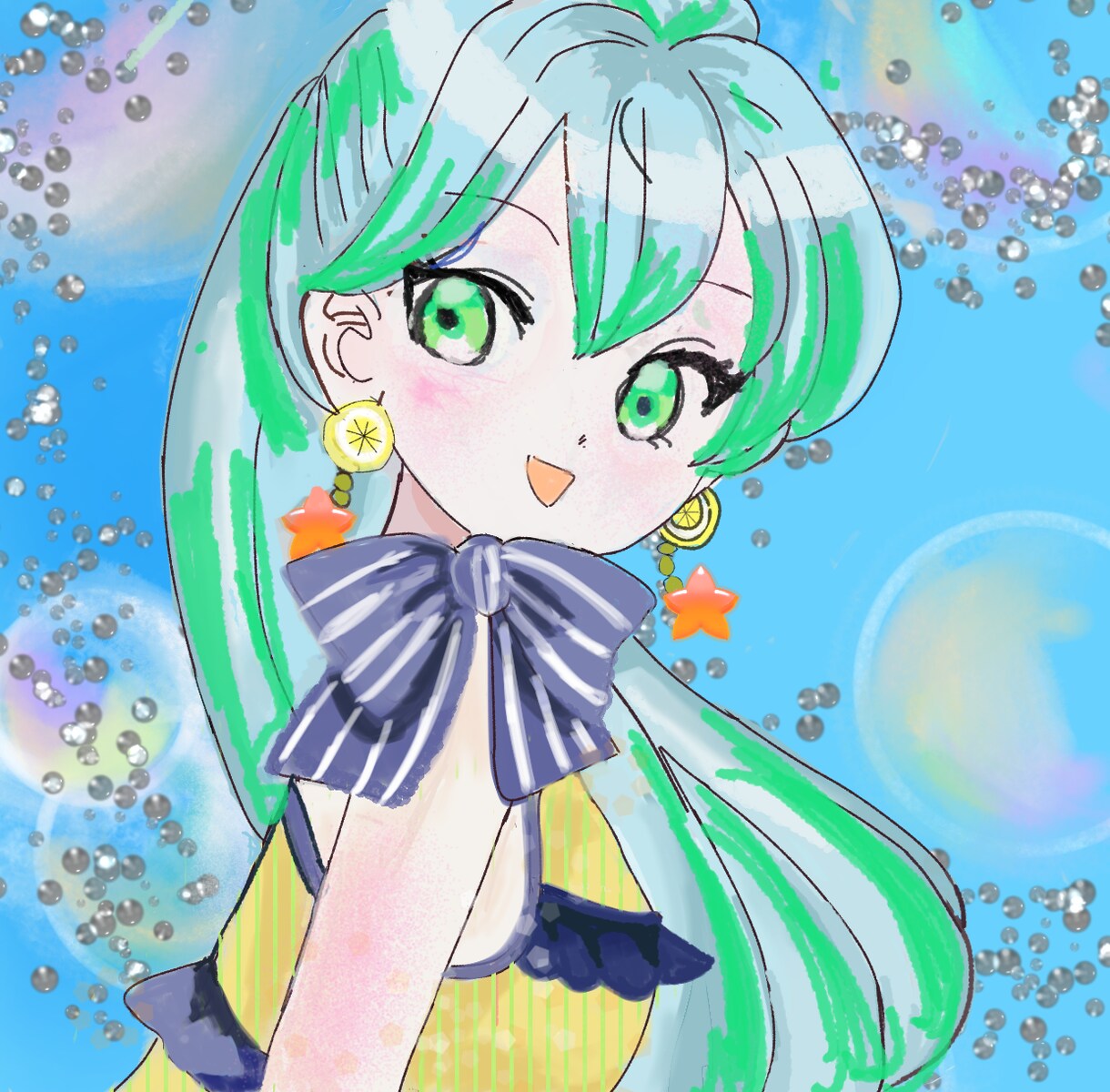 エモくて可愛いレトロポップなイラスト描きます 雰囲気を作り配信者様完全応援いたします。 イメージ5
