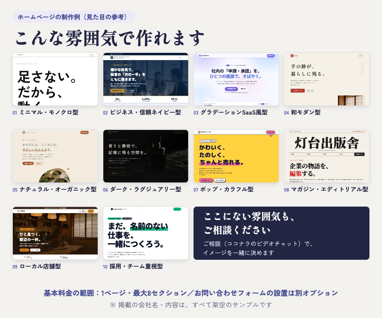 小さな会社のホームページを最短3日で作ります 先にご相談。内容と金額を確定してからご購入いただけます イメージ2