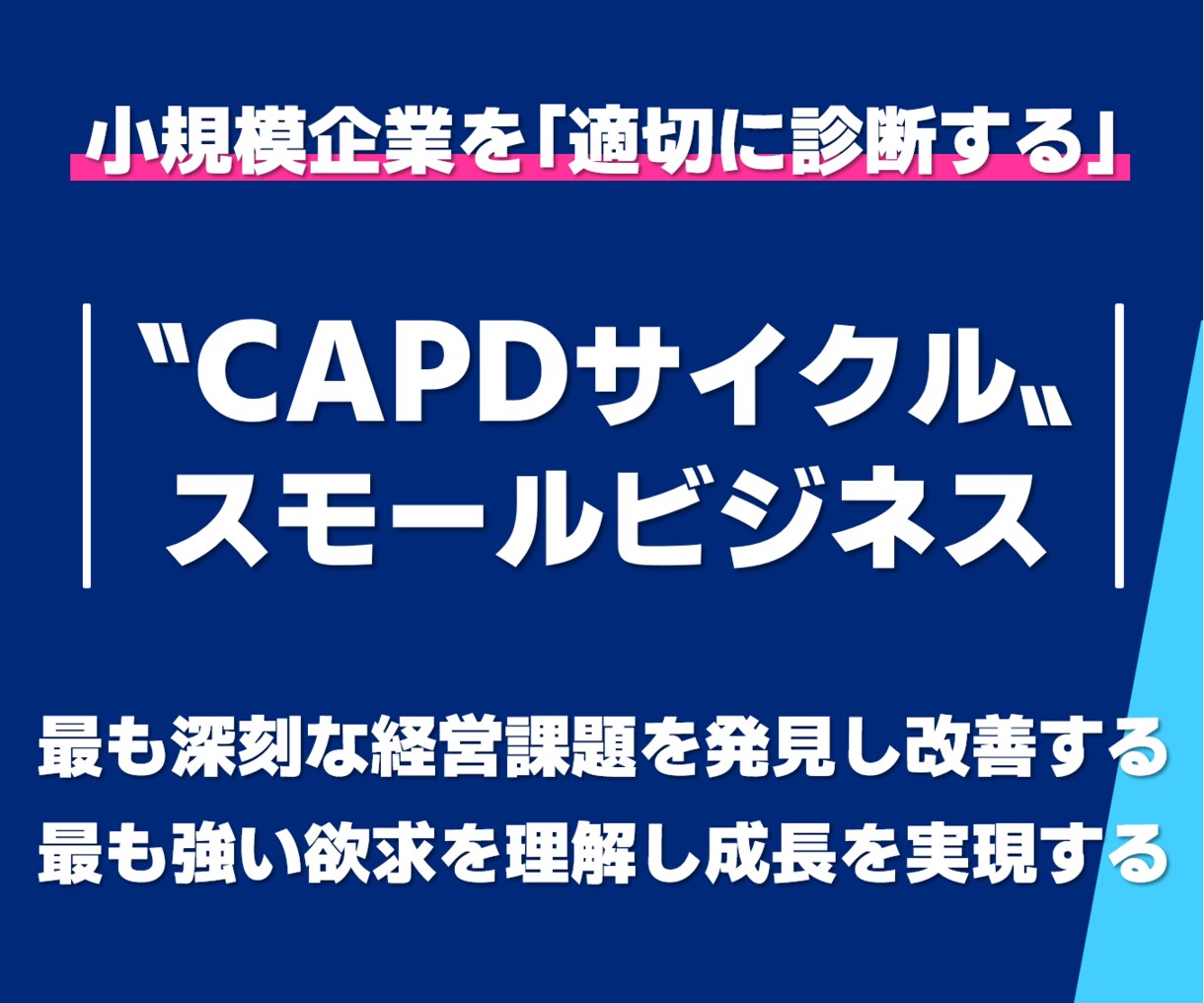 スモールビジネスの専門家が経営改善をサポートします 小規模ならではの課題を6つの重要分野で改善し経営の安定を実現 イメージ3