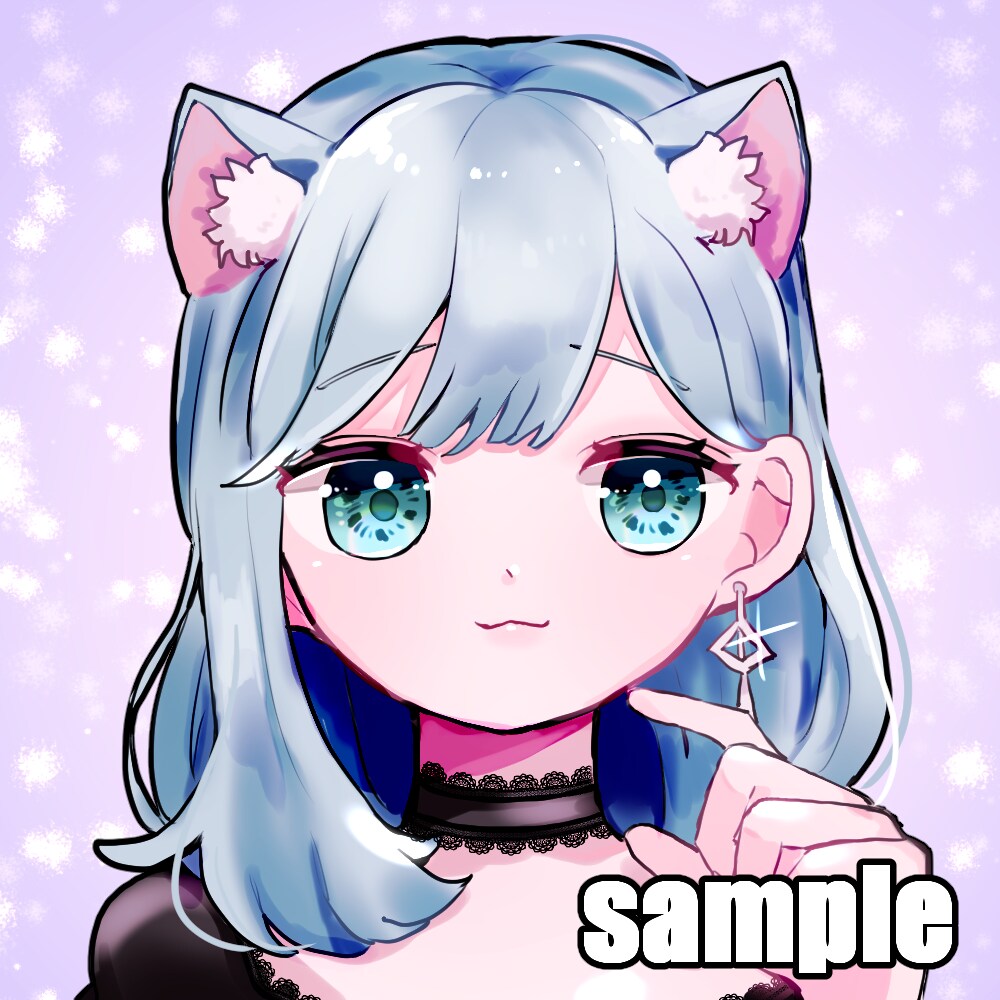 SNSアイコン、個人観賞イラストなど制作いたします SNS、配信活動、プレゼントや観賞用に！ イメージ2