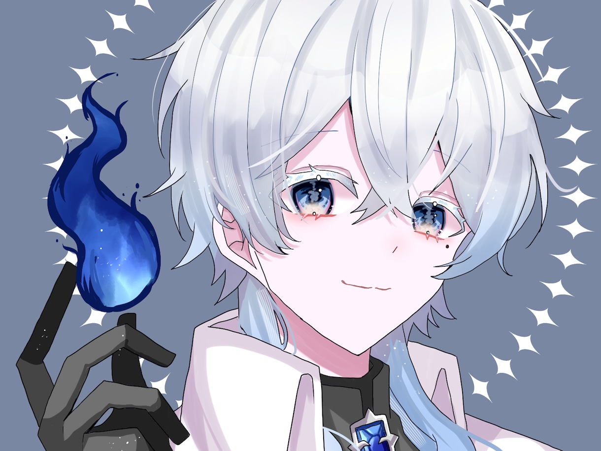 可愛らしいアイコンお描きします キラキラした目が特徴のイラストが得意です！ イメージ4