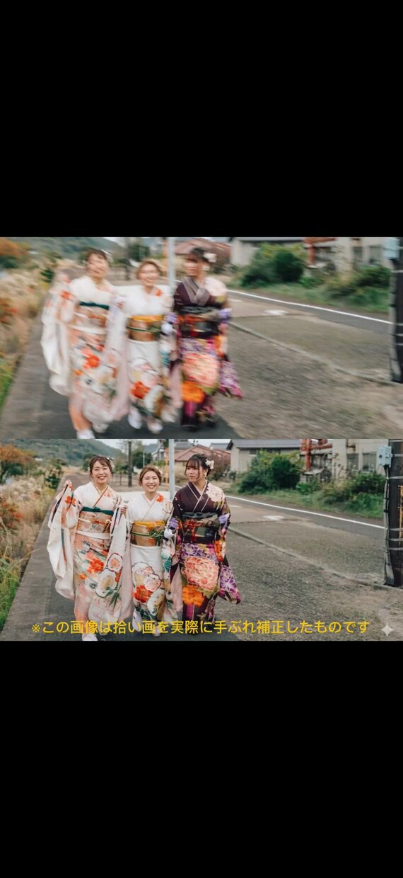 あなたの写真を美しく蘇らせます 手ブレなどでぼやけた写真を加工し鮮明に見せます イメージ1