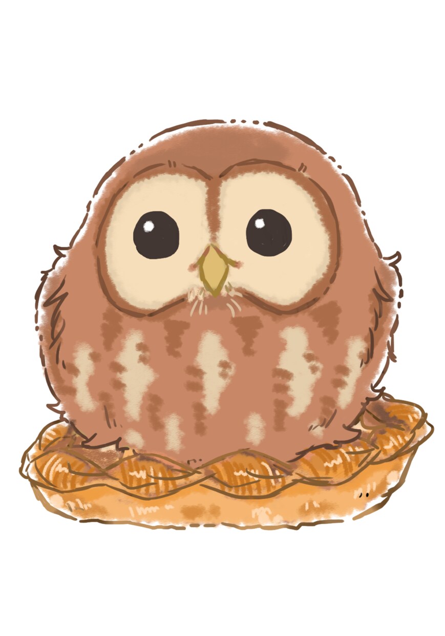 デフォルメした鳥ちゃんをトッピングします ケーキやお菓子の上にお好きな鳥ちゃんを乗せたイラストです! イメージ5