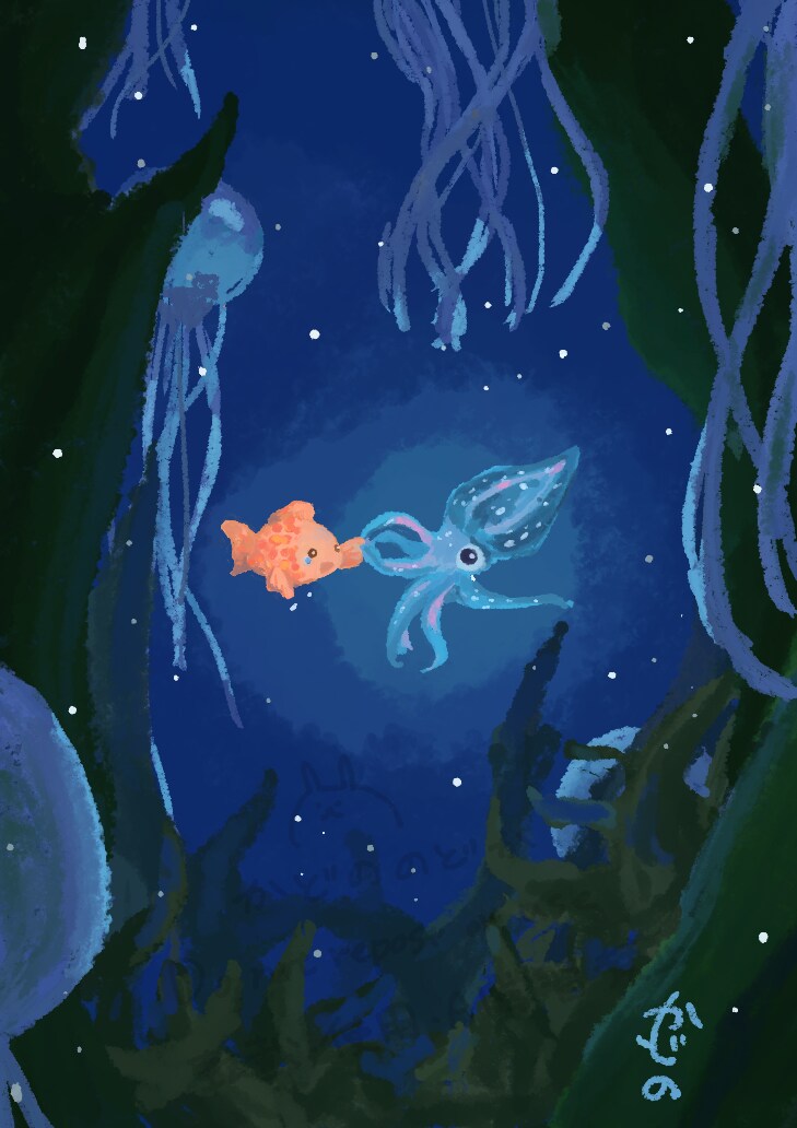 表紙やサムネイルに！絵本のような一枚絵を描きます 可愛くてぬくもりあるイラストでイメージを可視化できます イメージ2